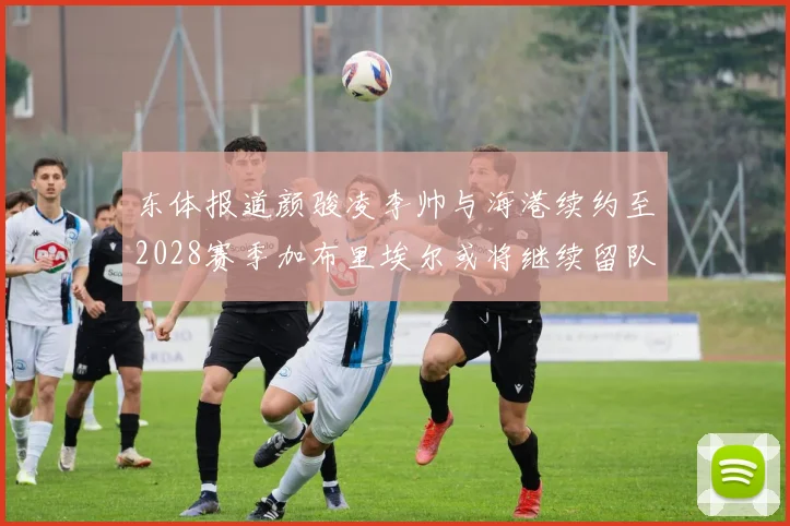 东体报道颜骏凌李帅与海港续约至2028赛季加布里埃尔或将继续留队